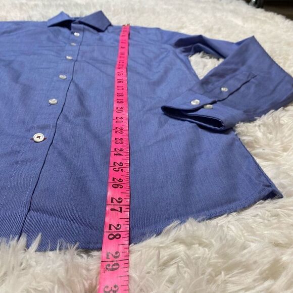 Calvin Klein & Tommy Hilfiger Dress Shirts Set of 2 Blue Black Size Small 14.5 / - Picture 15 of 15